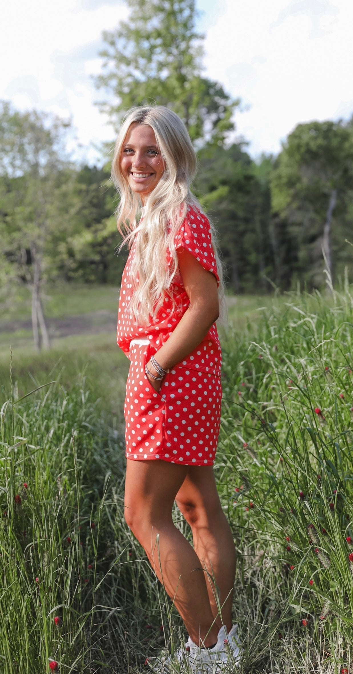 Cherry Pop Polka Dot Lounge Set