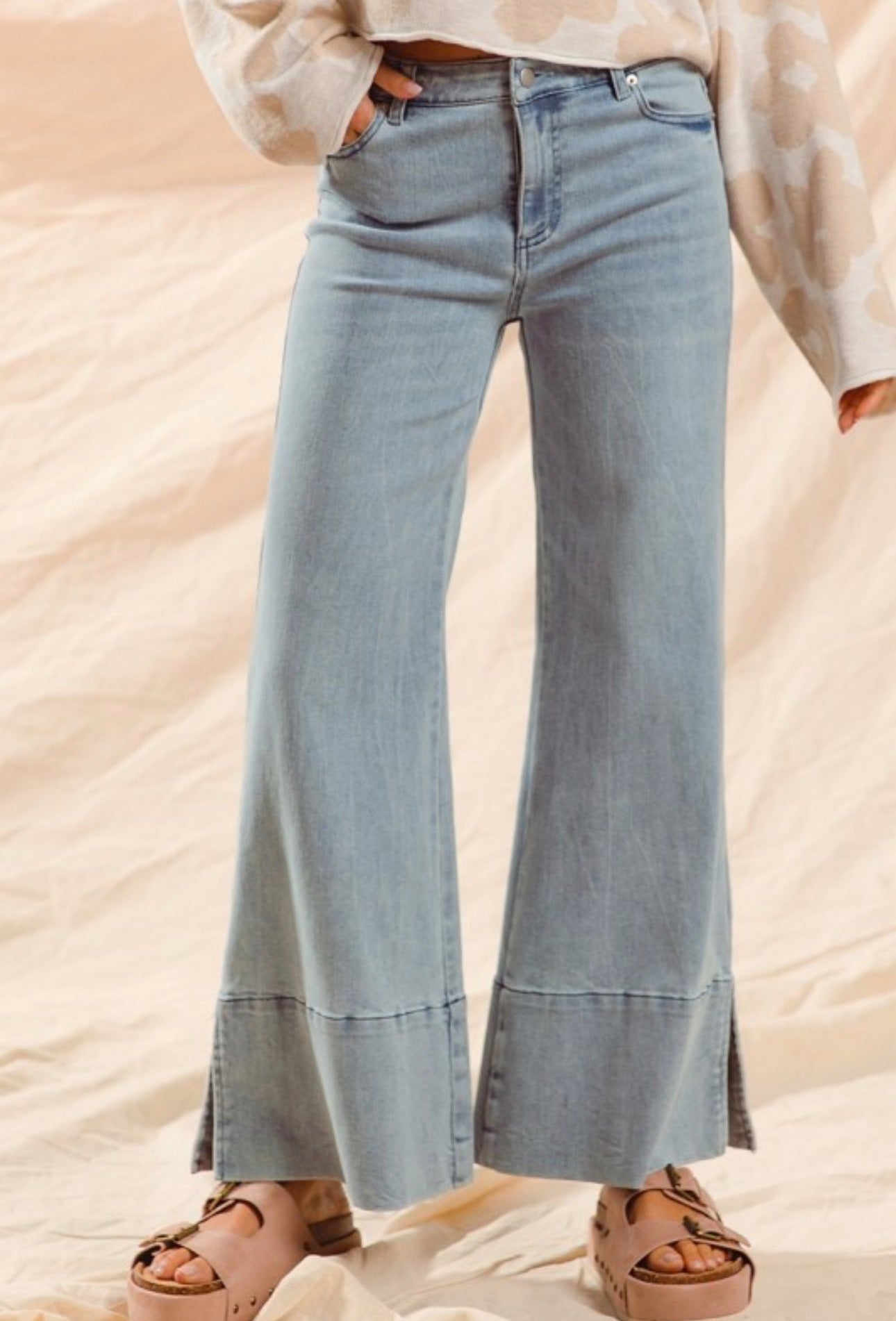 Everyday Ease Wide Leg Denim