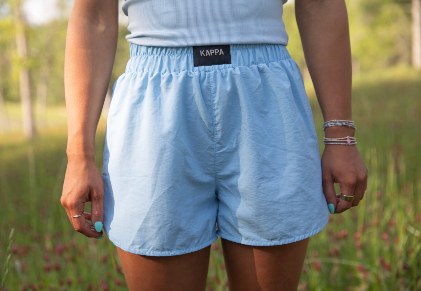 Lulu Mac Kappa Classic Boxer Shorts β Sky Blue