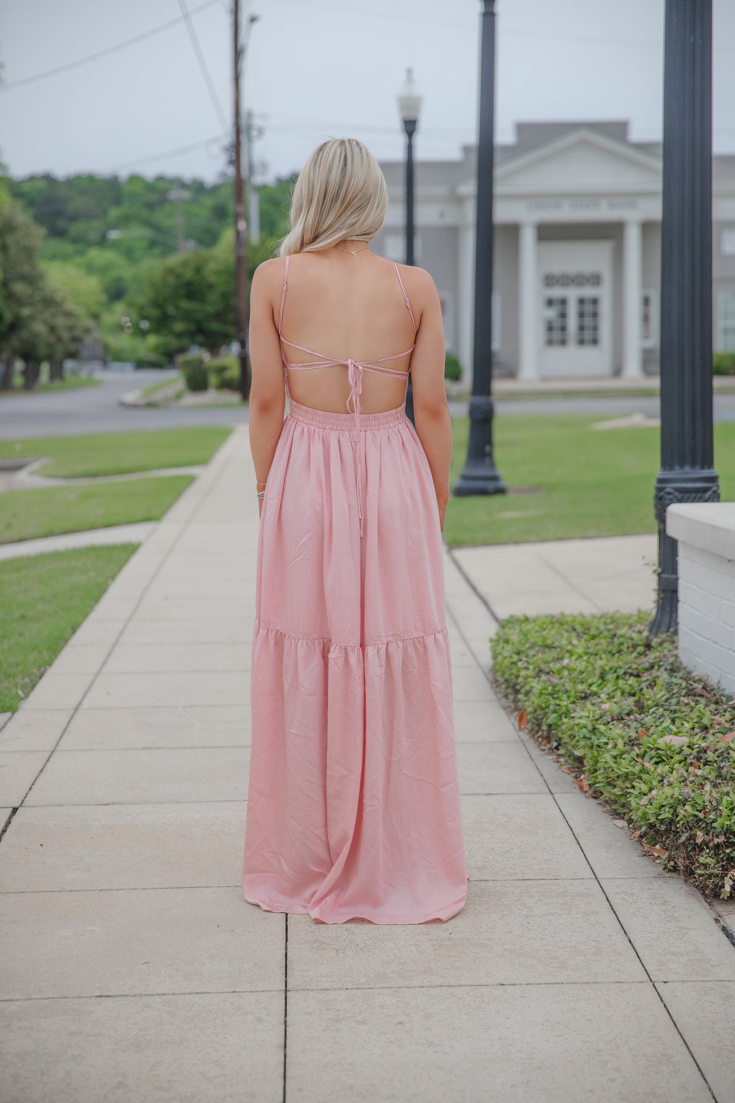 Blushing Sunset Maxi Dress