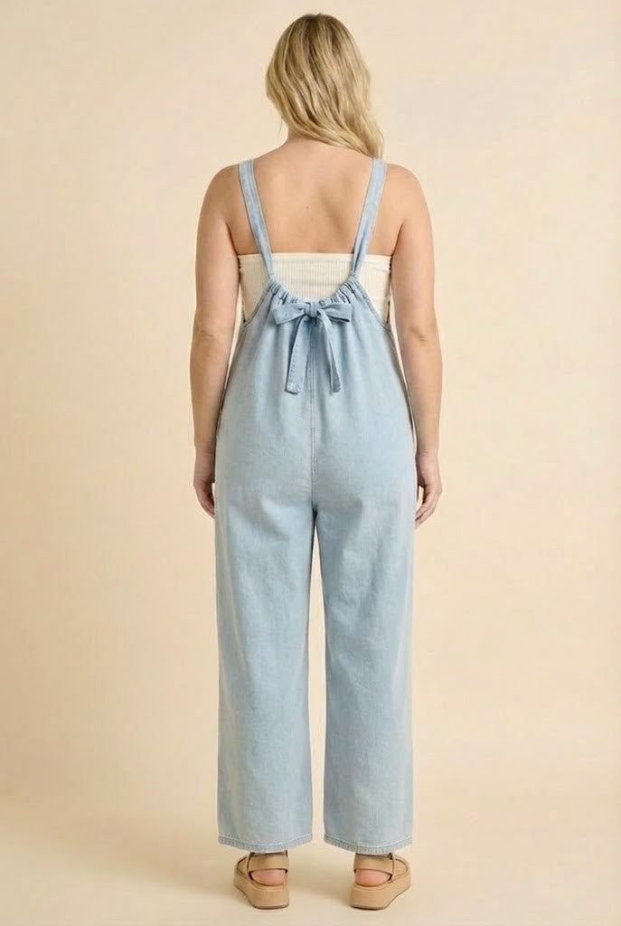 Blue Skies Plus Jumpsuit