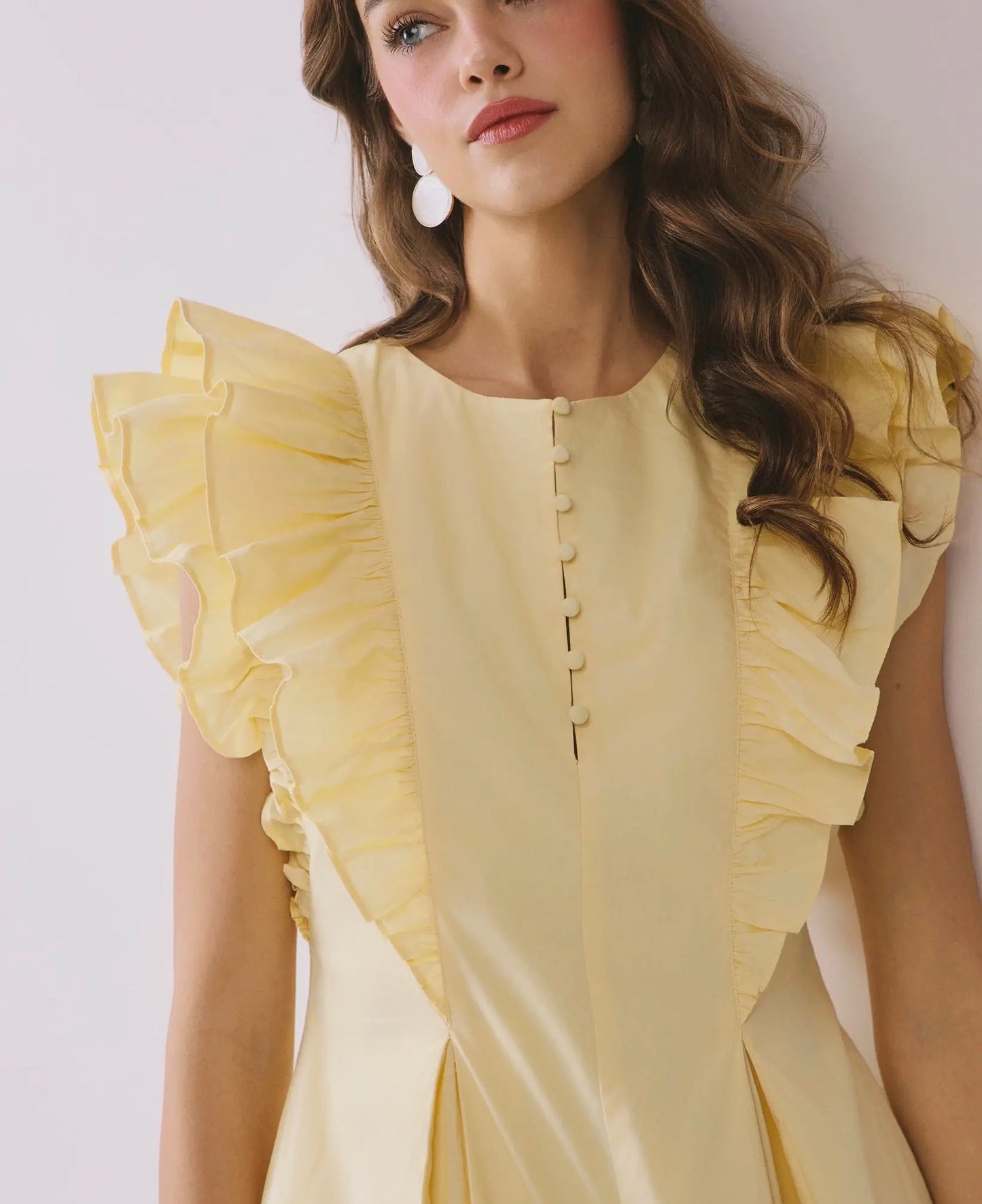 Sunshine Ruffle Romper Dress