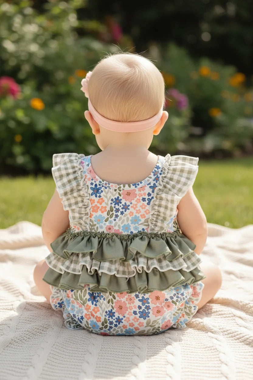 Vintage Garden Ruffle Bubble ๐ฟ๐ธ
