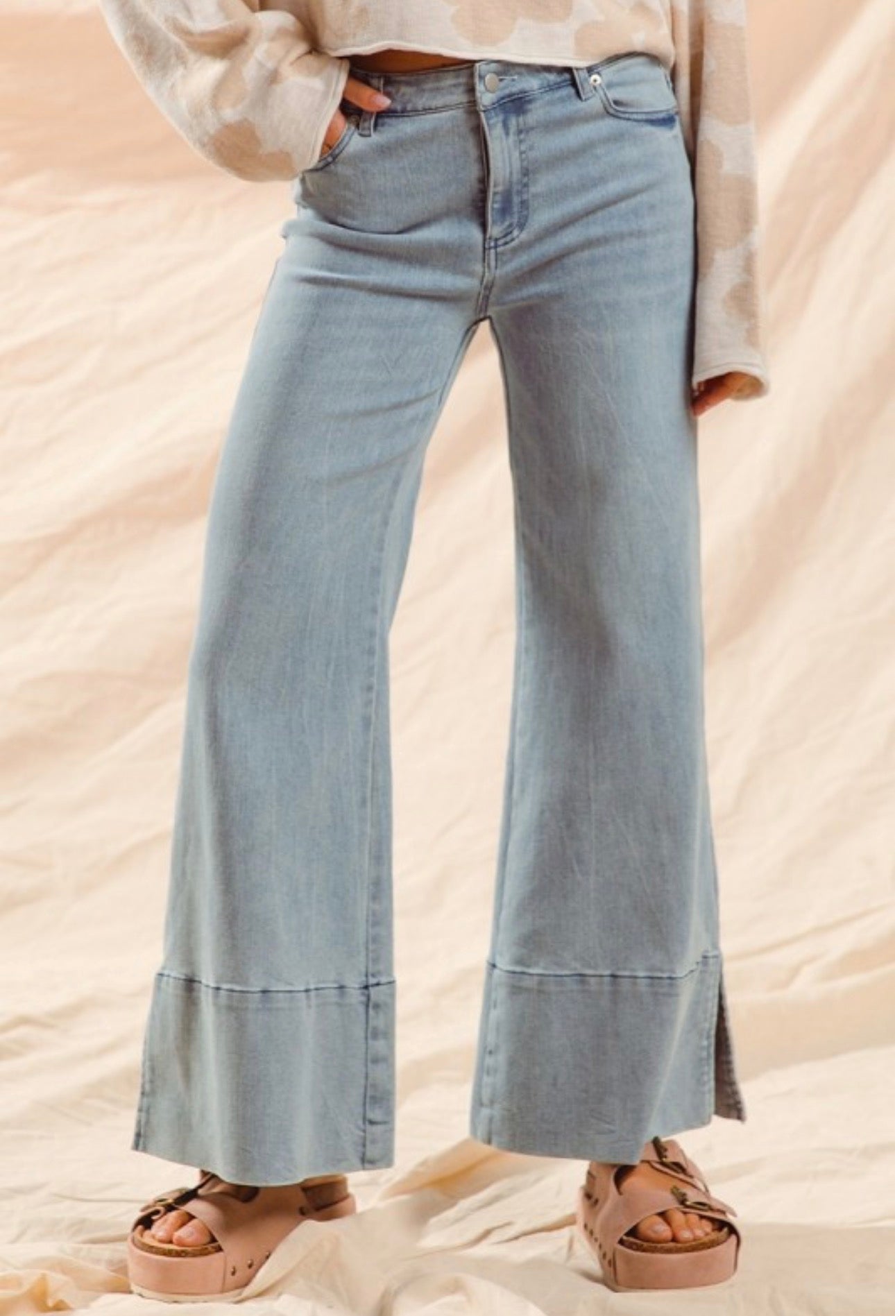 Everyday Ease Wide Leg Denim