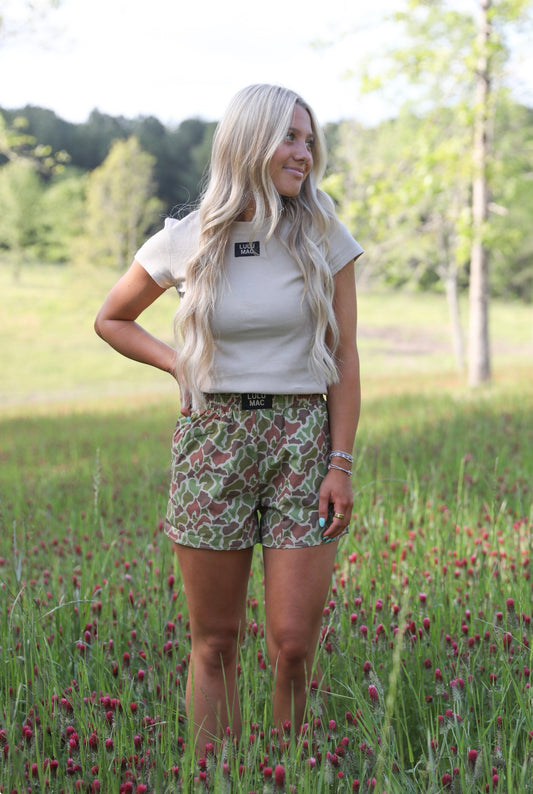 Lulu Mac Camo  Shorts