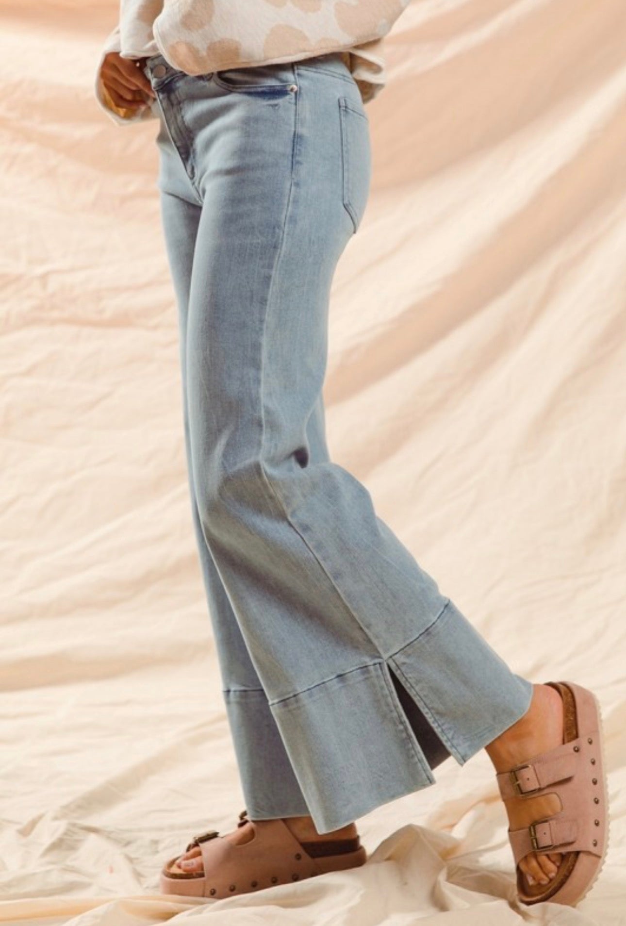 Everyday Ease Wide Leg Denim