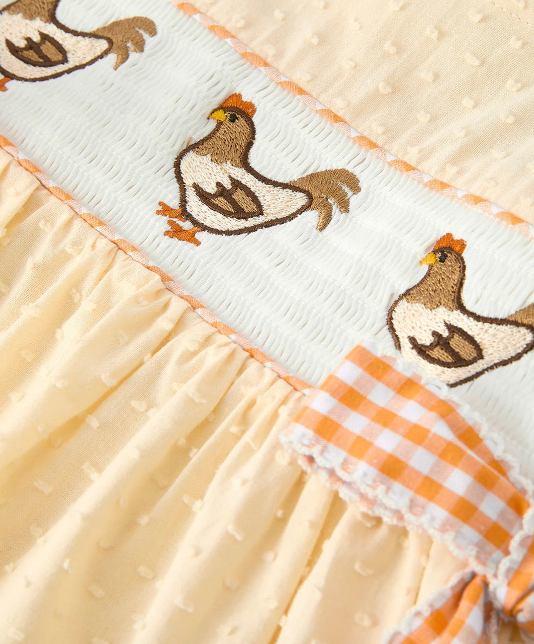 Sunny Hen Smocked Girls Dress