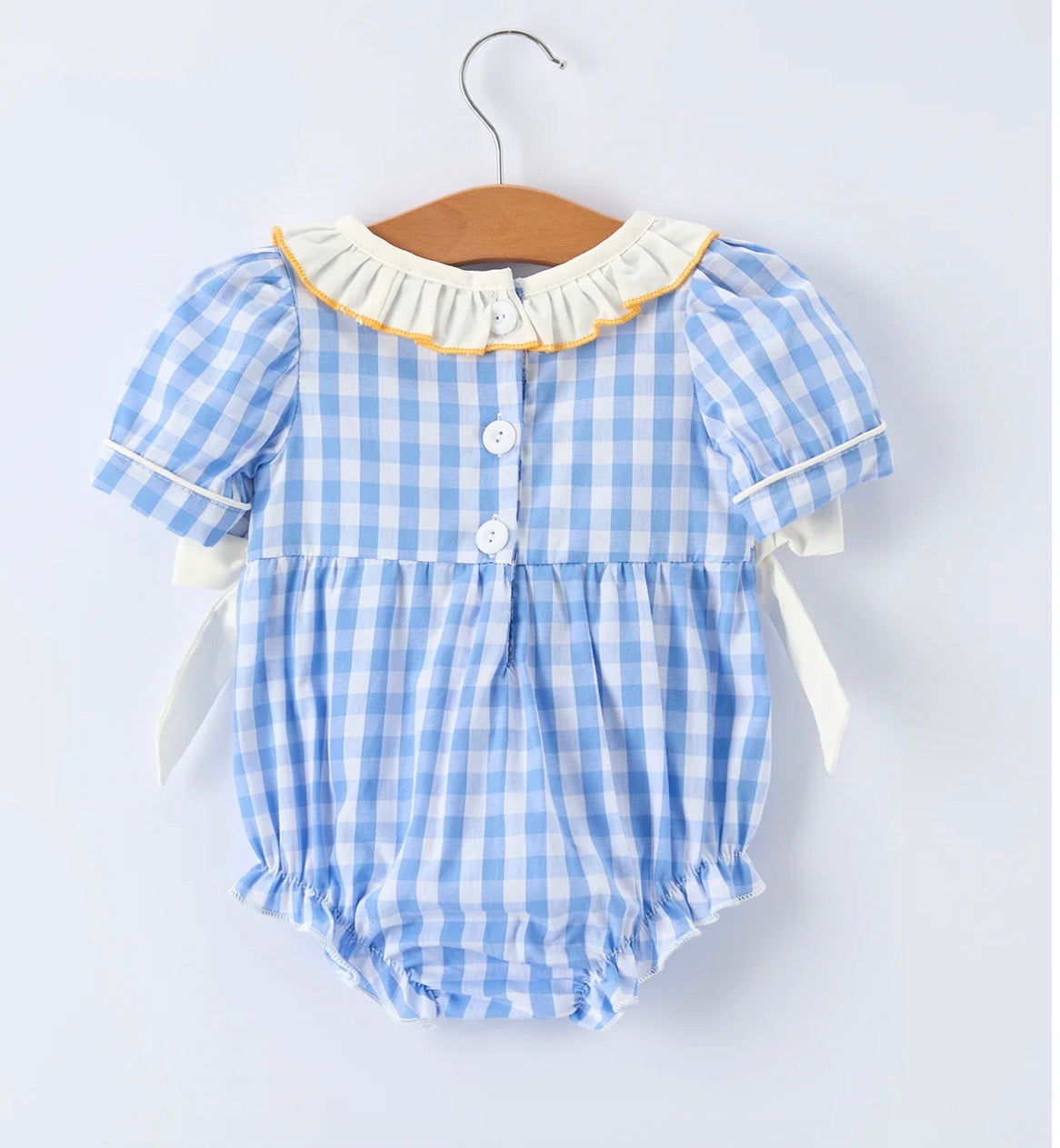 Bluebell Daisy Smocked Baby Bubble