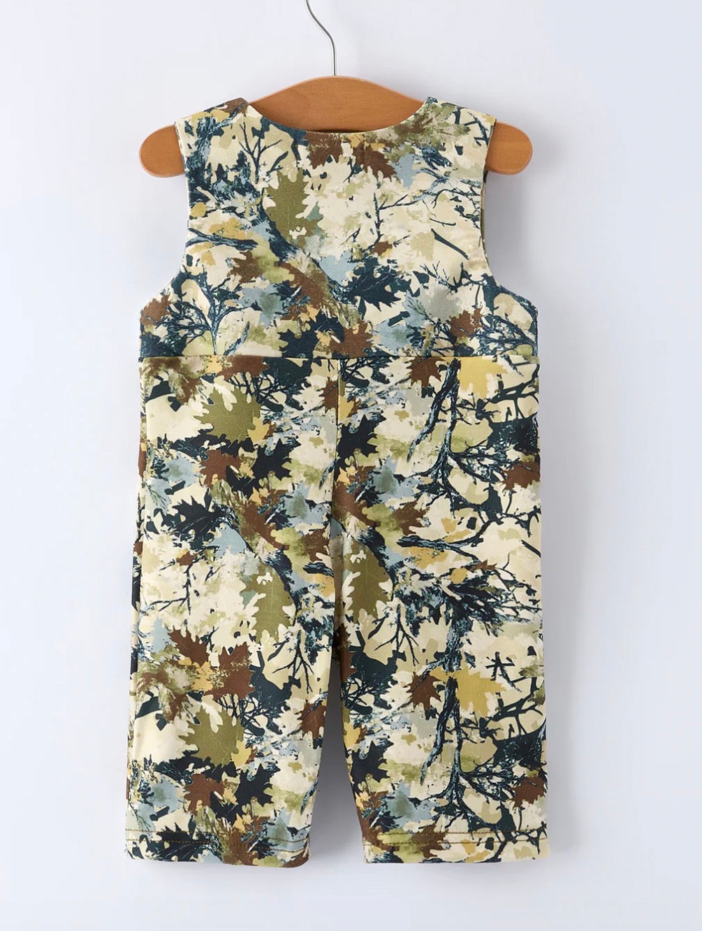 Mallard Camo Smocked Boys Romper