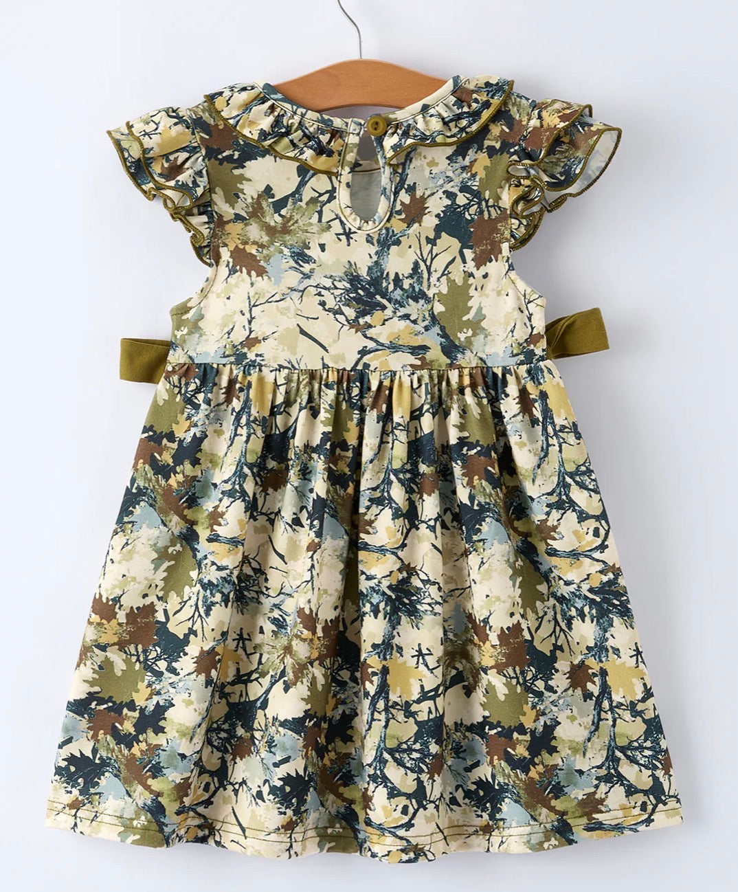 Mallard Camo Smocked Girls Dress