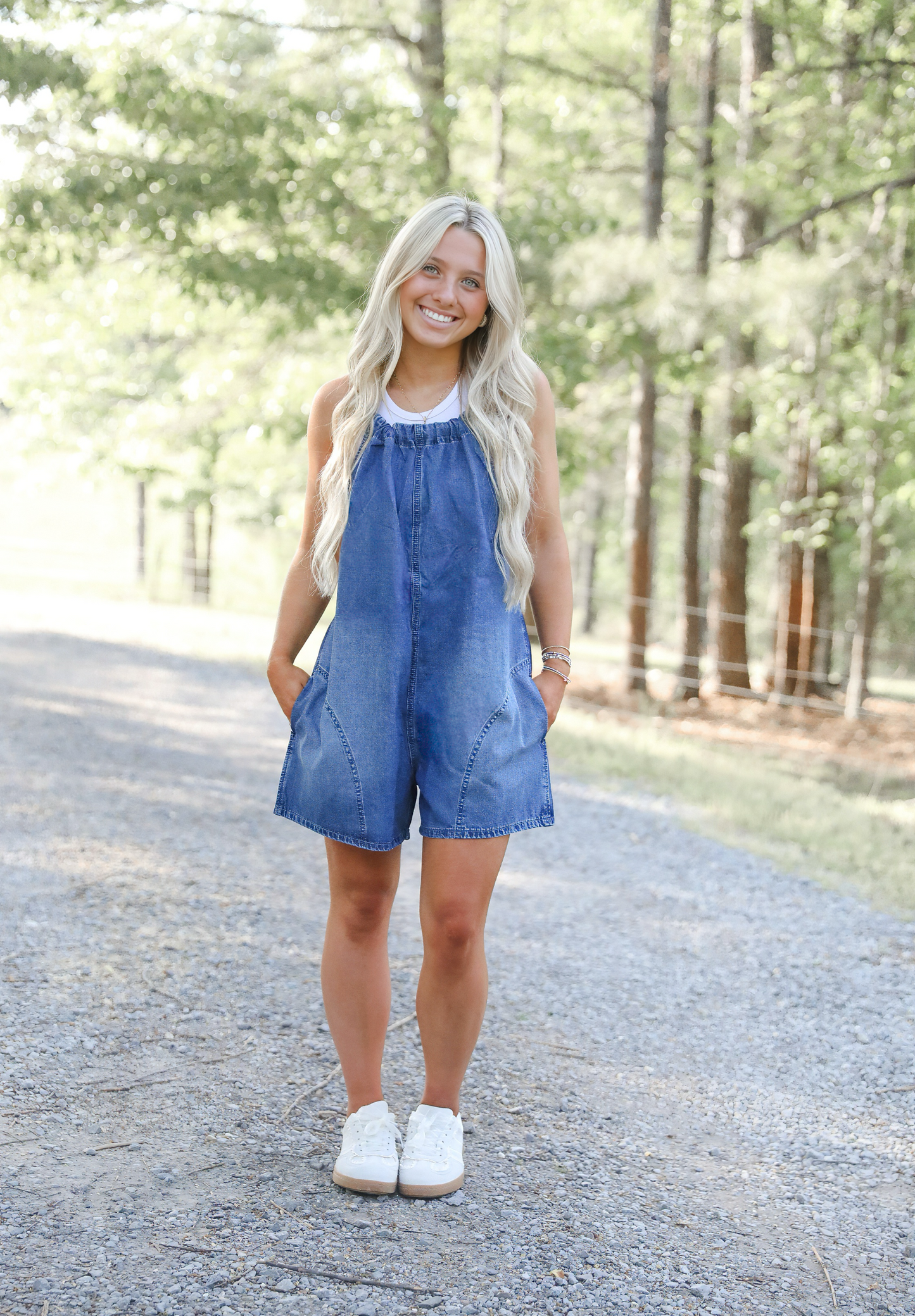 Easy Days Denim Romper