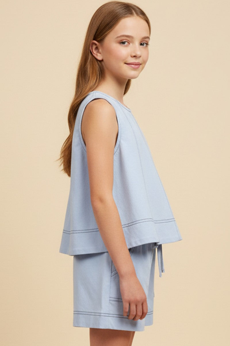 Sky Blue Breeze Tank