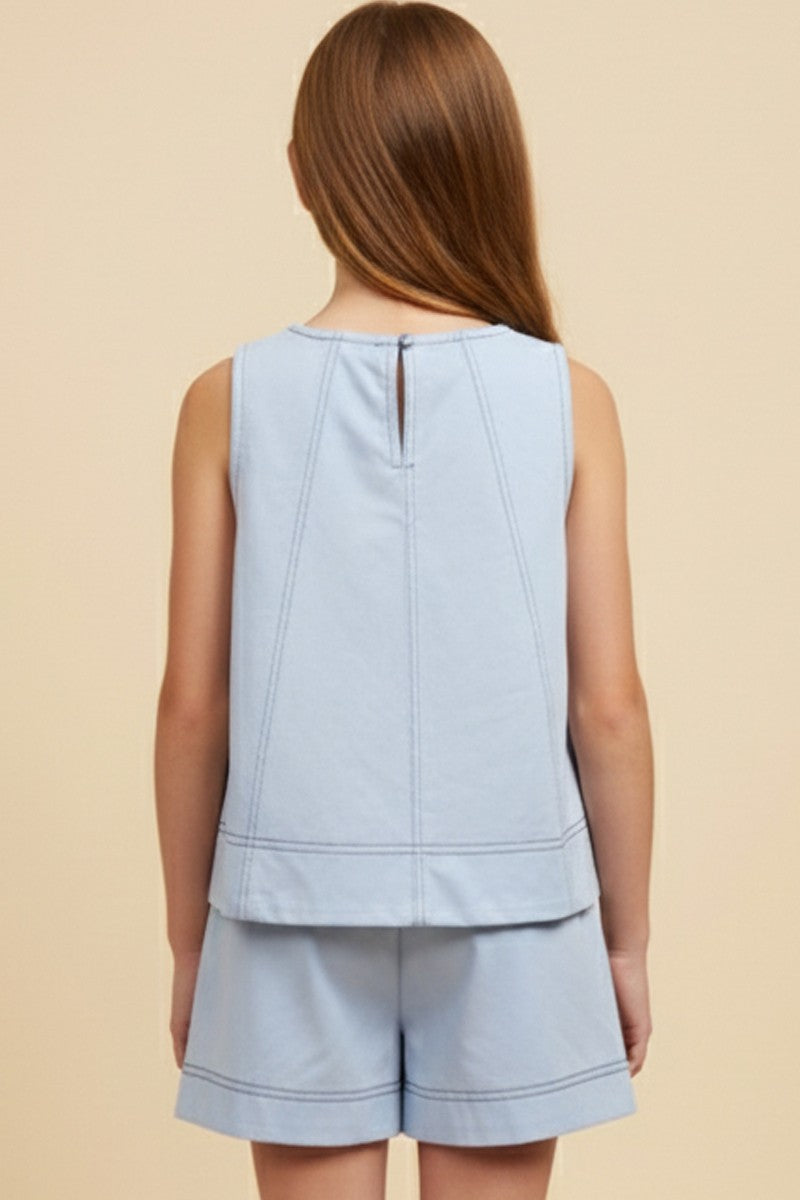 Sky Blue Breeze Tank