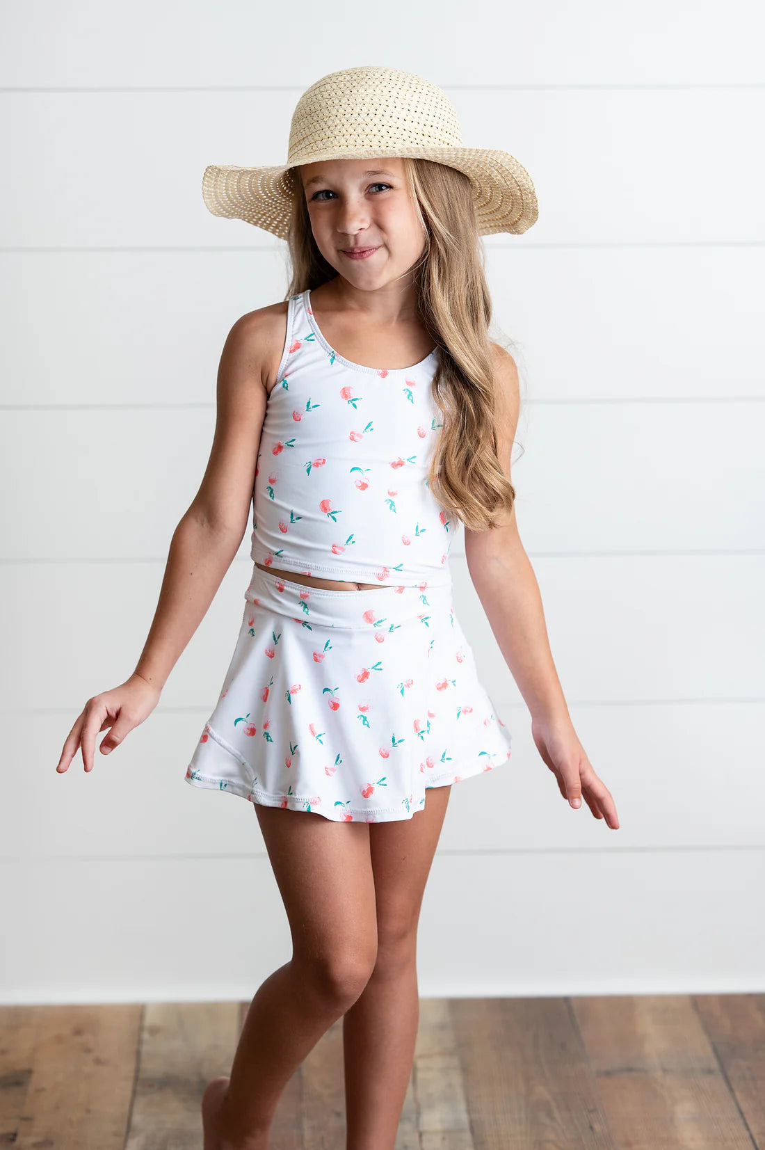 Active Peach Floral Set