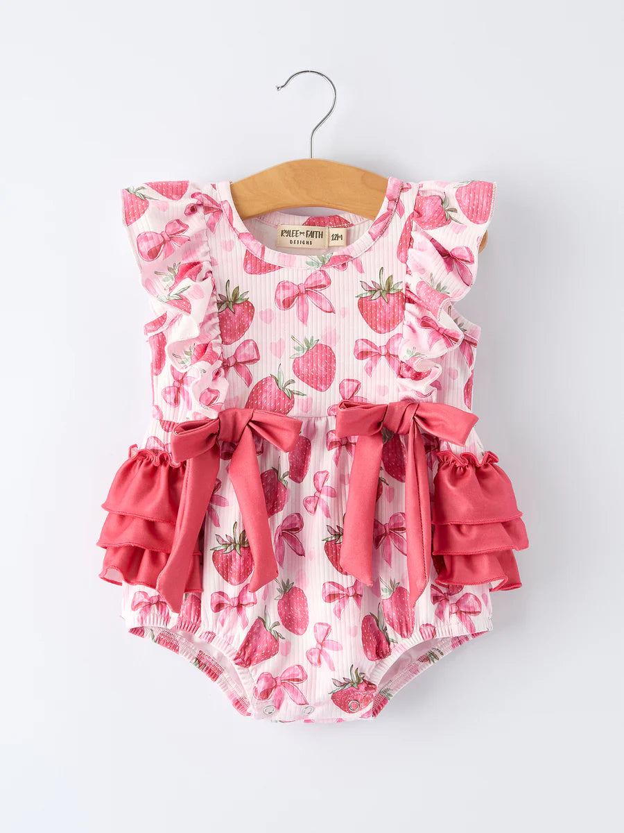 Sweet Strawberry Bow Bubble 🍓🎀