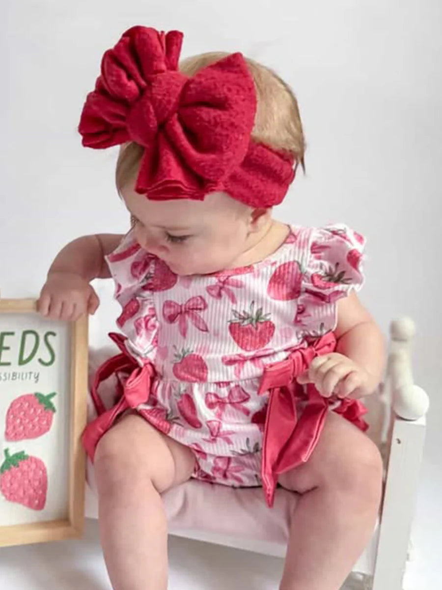 Sweet Strawberry Bow Bubble 🍓🎀
