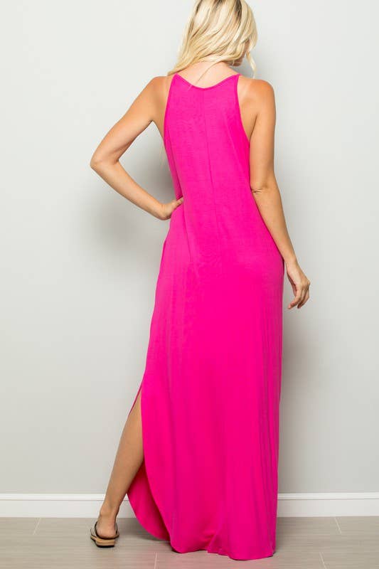 HEIMISH - SD1113S SOLID MAXI DRESS